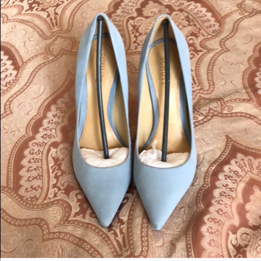 Schutz baby blue pumps worn a couple times